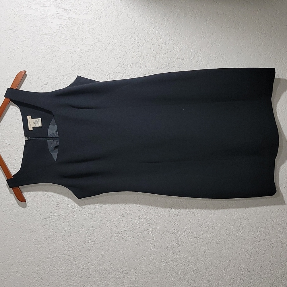 Vintage 90's Apostrophe Little Black Dress w/Square neck Sz. 10